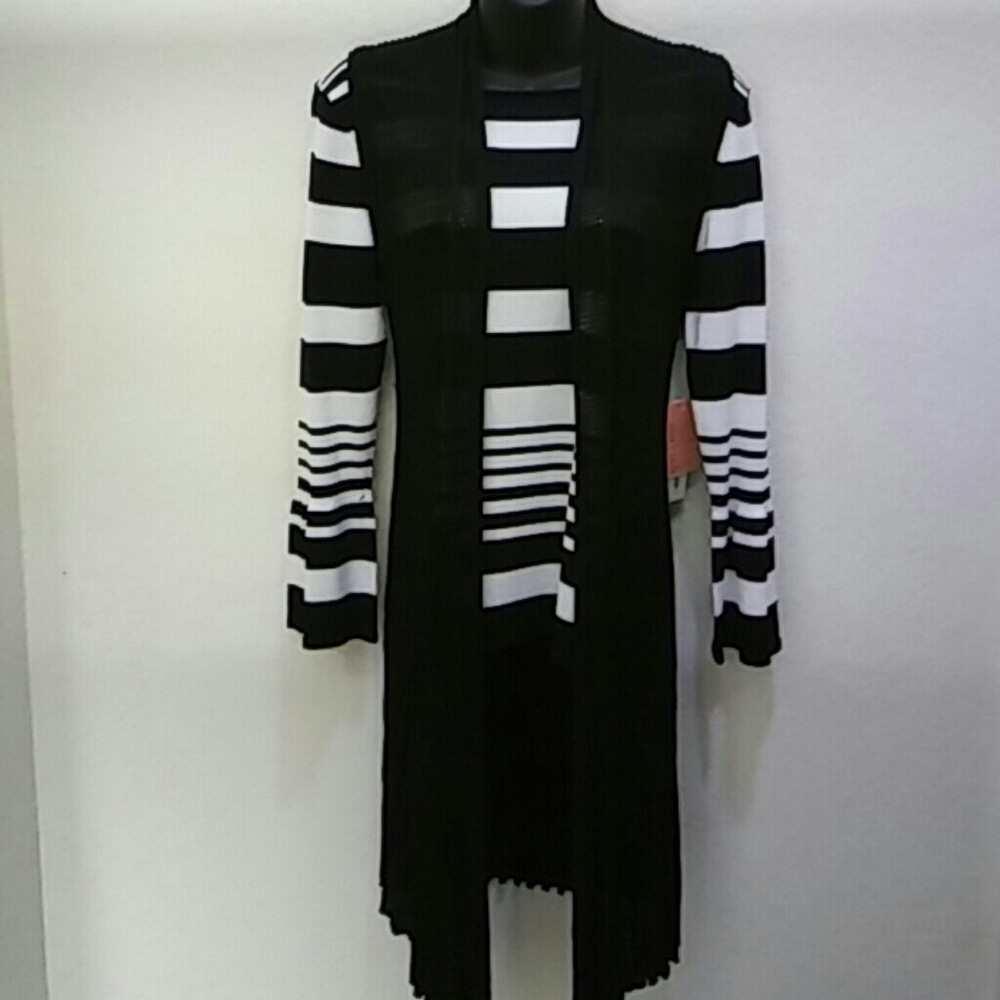 Black Long Vest / Cardigan/ Kimono